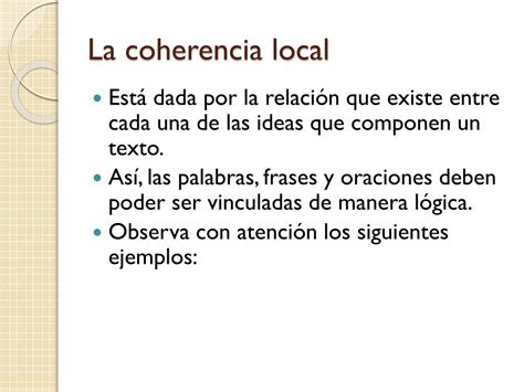 10 Ejemplos de Coherencia Local: Definición, Que es, Diferencias .